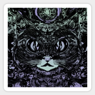 Meeting My Cat on the Astral Plane Sticker